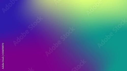 A calm, smooth color transition. Abstract background with turquoise and purple hues. Abstract aerial radiance. Gradient blurring of the background in motion.