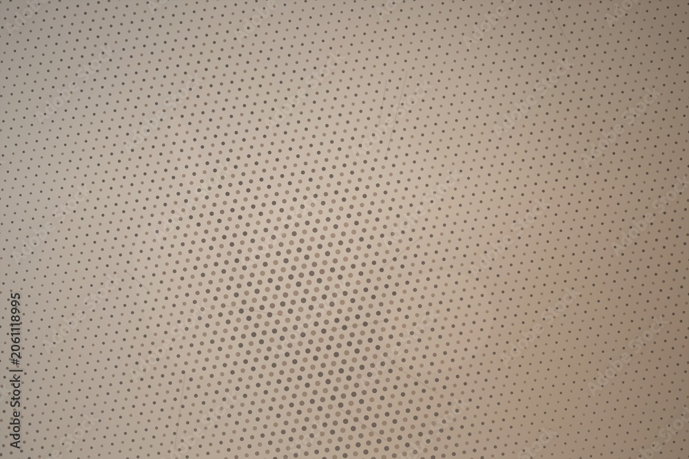 Fototapeta premium Brown geometric dot pattern background