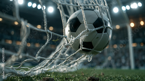 Goal in Net: A classic socc...