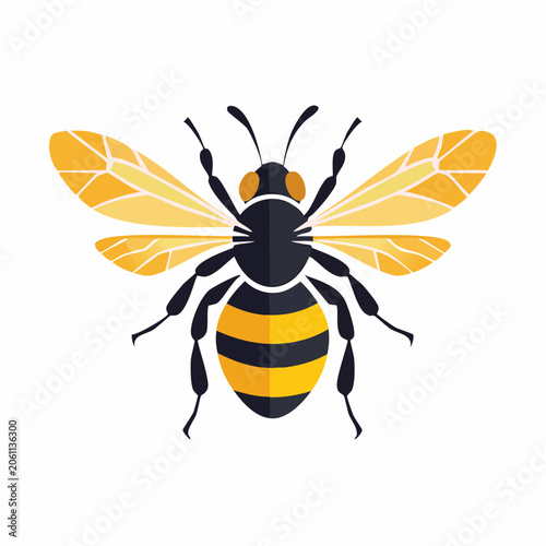 Stylized Bee Icon