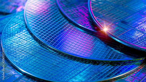 Silicon Wafer Stack: A clos...