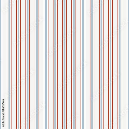 Принти на полотні Blue Rust Nordic Ticking Stripe