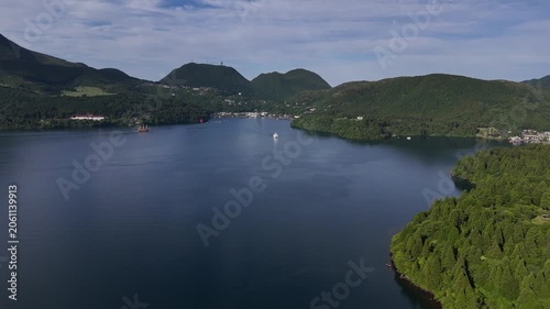 箱根・芦ノ湖（空撮） - 神奈川県足柄郡 , 日本