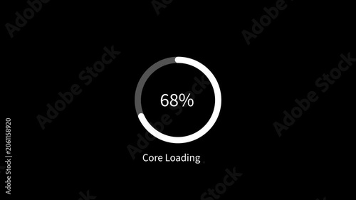 45 minutes, digital condone timer. motion animation.