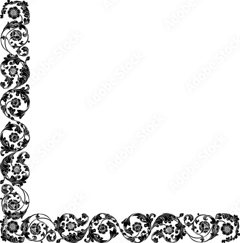 Filigree Crest Medieval Bor...