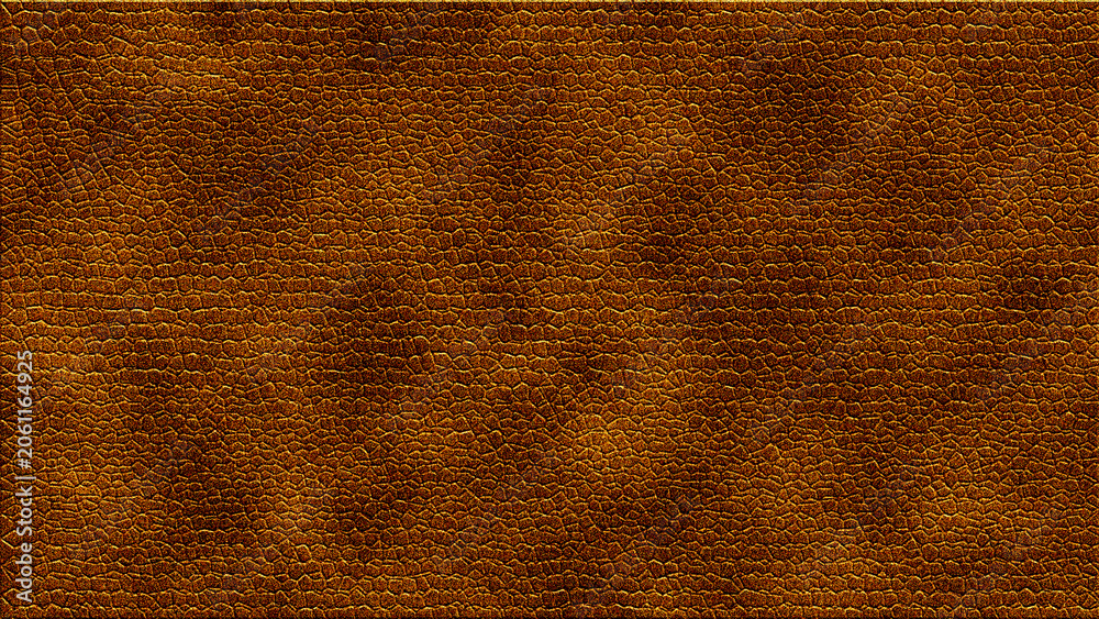 Fototapeta premium Brown leather texture with fine grain pattern and subtle shading