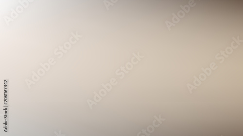 Quadro su tela Soft brown and white abstract gradient background for creative web design