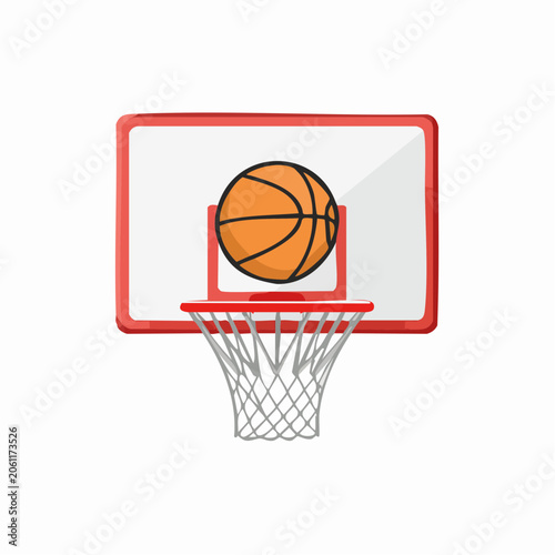 Basketball Hoop with Ball