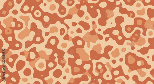 Brown Orange Patterned Abstract Background Texture.
