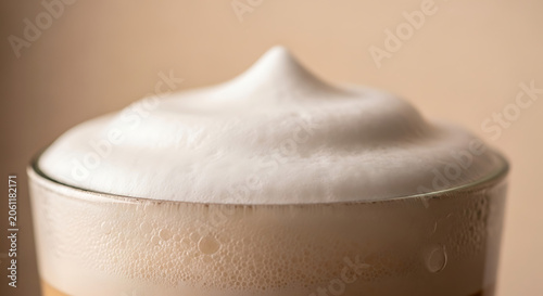 Closeup of cream in container.