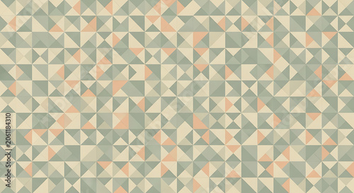 Geometric shapes in pastel colors mosaic.