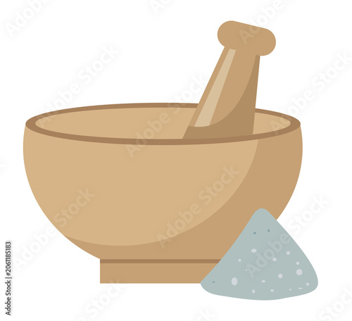 Mortar and Pestle Illustration
