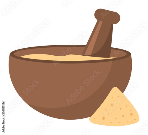 Mortar and Pestle Illustration
