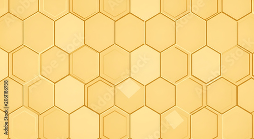 Honeycomb Pattern Closeup.