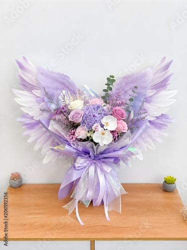 Flower Wings and a Love Bouquet