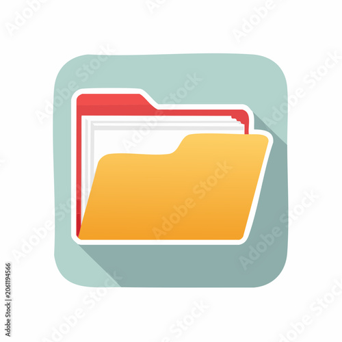 Folder Icon with Documents