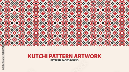 kutch bandhani pattern, Kutch embroidery pattern, suitable for home decor and textile design pattern