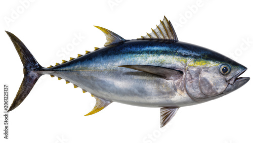 Slika na platnu Yellowfin Tuna Fish Side View