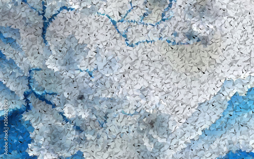 Abstract Artistic Background Featuring Textured Brushwork and Fluid Blue Watercolor Splashes for Creative Design Projects