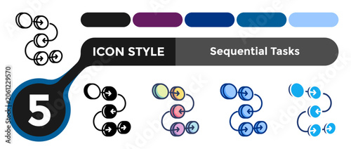 Tableau sur toile Sequential Tasks