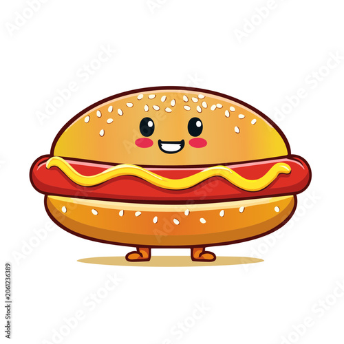 Cute cartoon owl gift box with ribbon