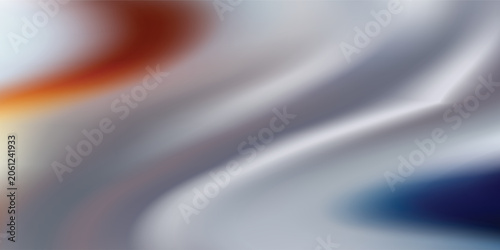Abstract Blue and Orange Fluid Wave Background with Smooth Gradient Flow. Creative element design in vetor illustration