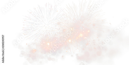 Canvas-taulu Festive Firework Light Burst with Radiant Sparkles PNG