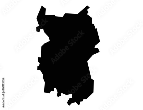 фотографія Omsk Oblast Professional Solid Flat Black Vector Map Illustration