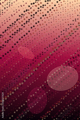 Abstract dot pattern with gradient background