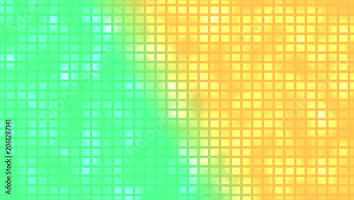 Glowing Tile Pattern with Soft Light Reflections.Abstract Neon Gradient Grid Background Animation. Futuristic Digital Technology Backdrop.Modern Geometric Wallpaper and Vibrant Motion Design.
