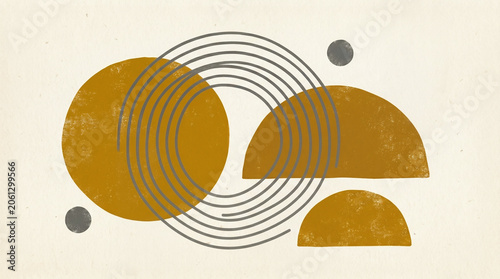 Abstract Geometric Minimalist Design
