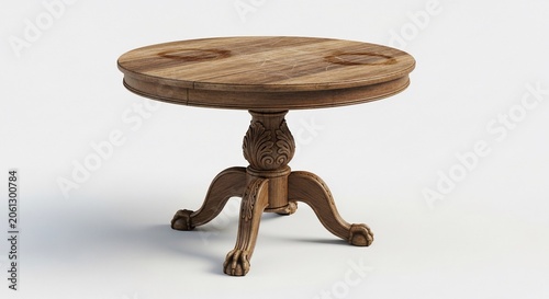 Whispers of Aged Timber: A Carved Pedestal's Solitude