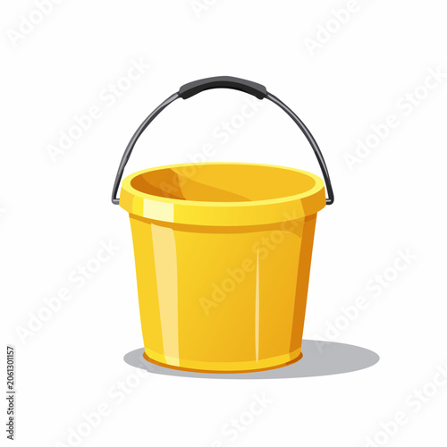 Yellow Bucket with Handle