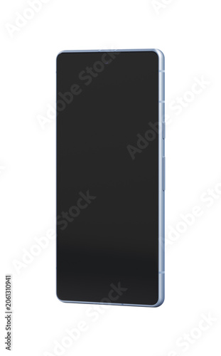 Fotografía Android smartphone isolated PNG on transparent background, modern mobile device