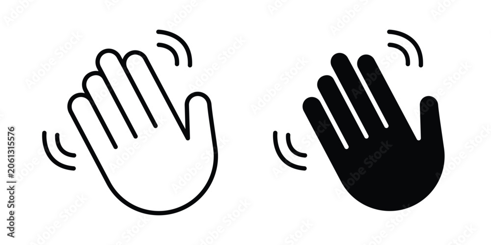 Fototapeta premium Hello icon. Graphic elements vector design.