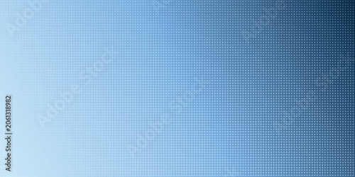 Cuadro en lienzo Blue Gradient Halftone Background with Subtle Dot Pattern for Modern Technology and Design Projects