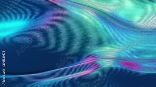 sfondo animato, onde di energia cangianti, rendering 3d
