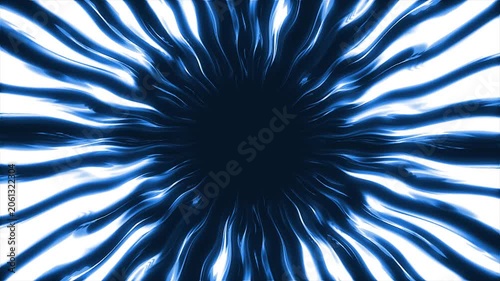 Abstract Blue Crystal Glass Shards Modern Background