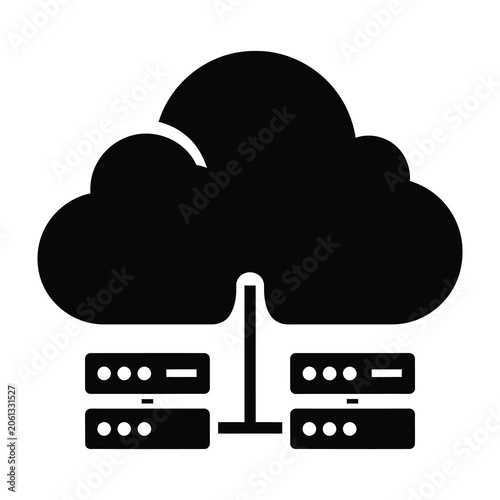 Cloud computing servers and data storage