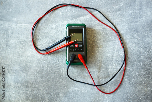Konstfotografi Ein digitales Multimeter
