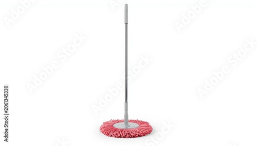 Mop on a white background.