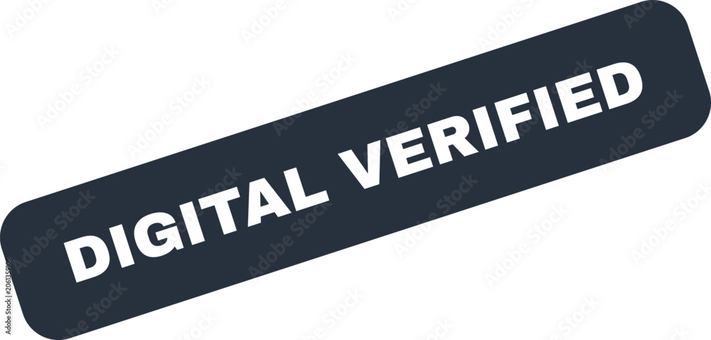 Obraz premium Delivered stamp badge with white text on black background