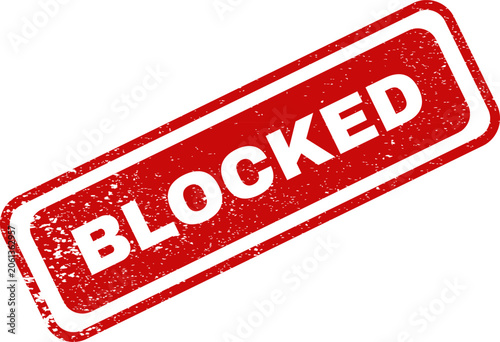 Red void stamp marking invalid or canceled document