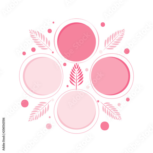 Pink heart with sparkles vector design