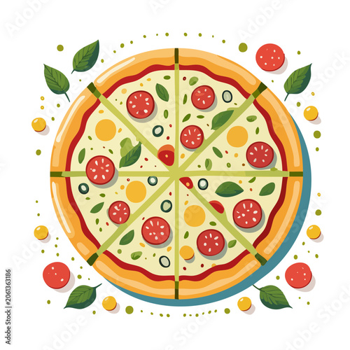 Strawberry seamless pattern flat design