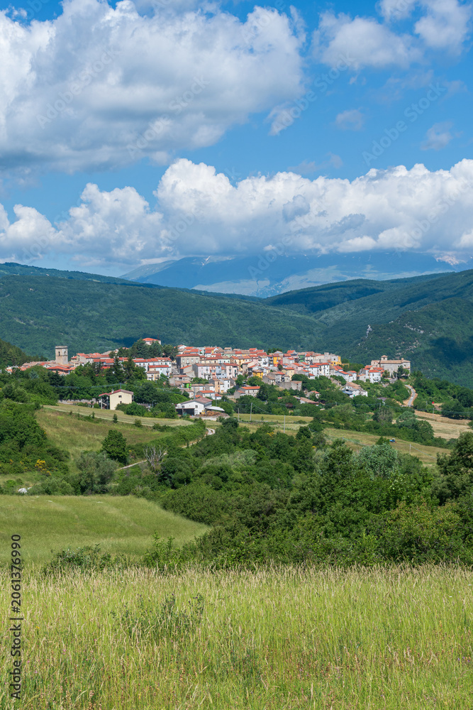 Fototapeta premium Veduta di Borrello - Chieti - Abruzzi - Italia