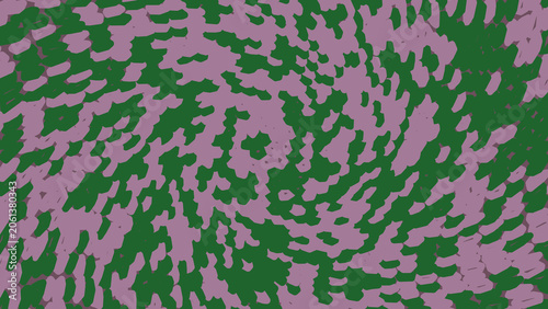 Abstract green and pink distorted wave pattern