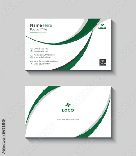 vector modern business card template