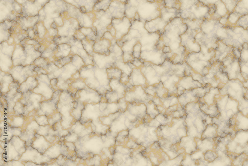 A beige marble texture with gray and gold veins on a smooth surface stone pattern. Resizable and editable, EPS 10.