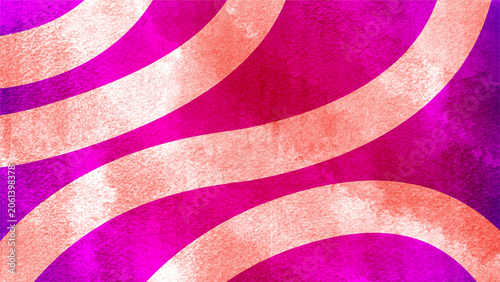 Valokuva vibrant pink and orange soft flowing gradient wavy stripes